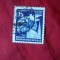 Timbru 35 pf albastru- Congres pt Pace Viena 1952 ,DDR ,stampilat