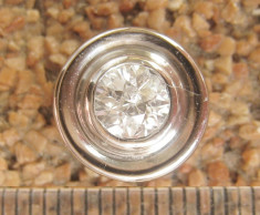 ***Medalion aur 14 k cu diamant 0.4 ct* ** foto