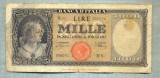 A 967 BANCNOTA- ITALIA -1000 LIRE -ANUL 1947 -SERIA 006074 -starea care se vede, Asia