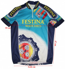 Tricou ciclism Festina, barbati, marimea XL !!!PTOMOTIE2+1GRATIS!!! foto