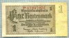 A 991 BANCNOTA- GERMANIA - 1 RENTENMARK -ANUL 1937 -SERIA -starea care se vede, Asia