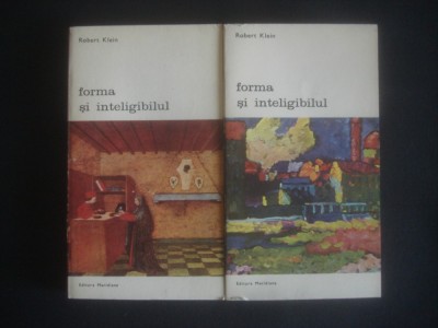 ROBERT KLEIN - FORMA SI INTELIGIBILUL 2 volume foto