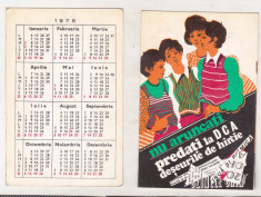 bnk cld Calendar de buzunar - 1975 - DCA foto