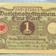 A 986 BANCNOTA- GERMANIA - 1 MARK -ANUL 1920 -SERIA272911 -starea care se vede