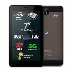 Tableta Allview Viva i701 7.0 inch Intel Atom Z5210RK 1.0 GHz Quad Core 1GB RAM 8GB flash WiFi GPS 3G Android 5.1 Black foto