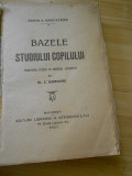 EDWIN A. KIRKPATRICK--BAZELE STUDIULUI COPILULUI - 1921