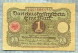 A 982 BANCNOTA- GERMANIA - 1 MARK -ANUL 1920 -SERIA565575 -starea care se vede, Asia