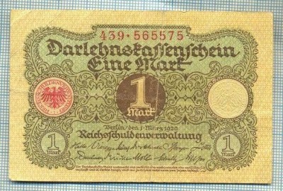 A 982 BANCNOTA- GERMANIA - 1 MARK -ANUL 1920 -SERIA565575 -starea care se vede foto