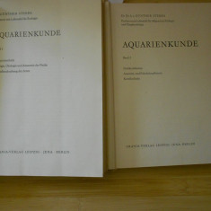 ENCICLOPEDIE A ACVARIULUI IN L. GERMANA - 2 VOLUME-POZE COLOR SI A/N