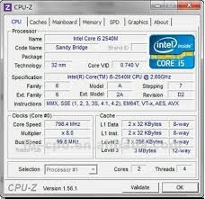 Vand procesor I5 2540m 2,6-3,3 mhz,a doua generatie ,testat,2cores,4threads foto