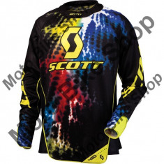 MBS Tricou motocross Scott 450 Thrust, negru/verde, XL, Cod Produs: 225480-1043009 foto