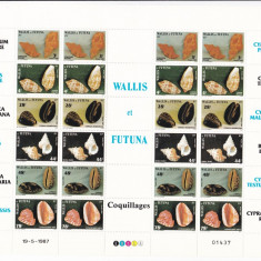 Wallis si Futuna 1987 fauna marina MI 530-35 kleib. mare MNH w33