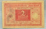 A 990 BANCNOTA- GERMANIA - 2 MARK -ANUL 1920 -SERIA571437 -starea care se vede, Asia