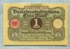 A 980 BANCNOTA- GERMANIA - 1 MARK -ANUL 1920 -SERIA430106 -starea care se vede, Asia