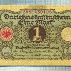 A 980 BANCNOTA- GERMANIA - 1 MARK -ANUL 1920 -SERIA430106 -starea care se vede