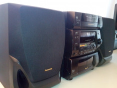 combina PANASONIC SA CH74 , 5 cd changer, boxe SB CH-74 40W foto