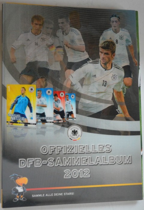 Album cartonase, echipa nationala de fotbal a Germaniei - 2012 - Complet