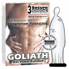Prezervative Goliath pentru erectii prelungite, 3 bucati foto