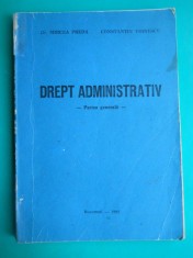 HOPCT DREPT ADMINISTRATIV /MIRCEA PREDA /CONSTANTIN VOINESCU 1992 -251 PAG