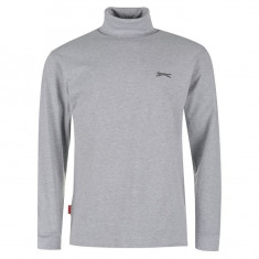 LICHIDARE DE STOC! Bluza Pulover Barbati Slazenger Rollneck Grey - Marimea XXL foto