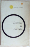 MIHAIL CRAMA - DINCOLO DE CUVINTE (VERSURI) [editia princeps, EPL 1967]