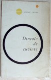 Cumpara ieftin MIHAIL CRAMA - DINCOLO DE CUVINTE (VERSURI) [editia princeps, EPL 1967]