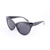 Ochelari dama soare CAT EYES RETRO DESIGN FASHION material plastic negri + toc, Femei