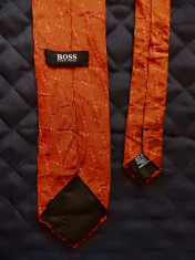 Cravata Hugo Boss Made in Italy; 100% matase; 149 cm lungime totala foto