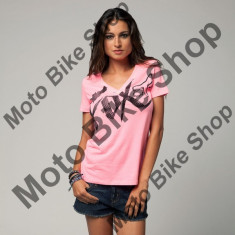 MBS Tricou fete Fox T-Shirt Get Up, culoare day glo pink, marime DXS, Cod Produs: 04838269XSAU foto