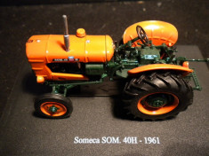 Macheta tractor SOMECA SOM 40H - 1961 scara 1:43 foto