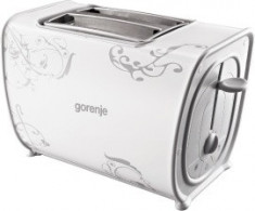 Prajitor de paine Gorenje T900W, 870W, 2 felii, Alb foto