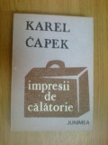 N3 Impresii de calatorie - Karel Capek