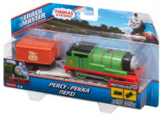 Locomotiva motorizata cu vagon Thomas&amp;amp;Friends - PERCY BMK87-BML07 foto