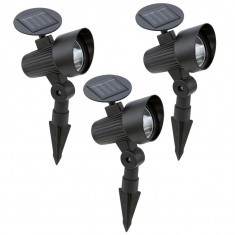 Lampa solara cu LED - set 3 proiectoare foto