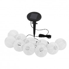 Lampa solara LED - decor din hartie de orez foto