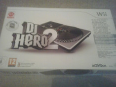 DJ Hero Turntable + Joc Dj Hero 2 - Nintendo Wii foto