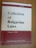 W0a Collection of Bulgarian Laws , volume 9, 1998