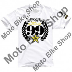 MBS Tricou Alpinestars T-Shirt Lorenzo Crowned, alb, L, Cod Produs: 7208620LAU foto