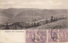 CAMPULUNG , SALUTARE DIN CAMPULUNG , CIRCULATA 1924 foto