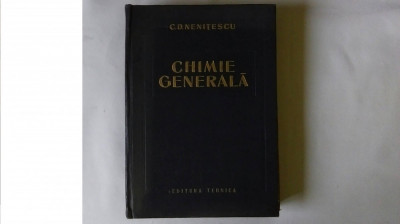 Chimie generala - Constantin D. , C18 foto