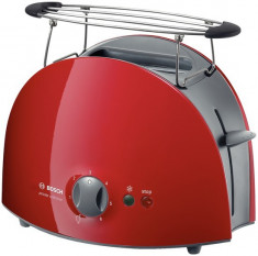 Prajitor de paine BOSCH TAT6104, 900W, 2 felii, rosu foto