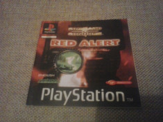 Manual - Command and Conquer - Red Alert - Playstation PS1 foto