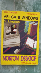 APLICATII WINDOWS IN BIROTICA NORTON DESKTOP -TURTUREA,BALINT foto