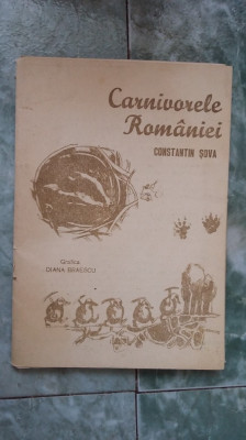 Carnivorele Romaniei- autor Constantin Sova foto