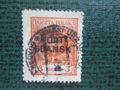 TIMBRE POLONIA =PORT GDANSK-STAMPILAT foto