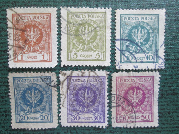 TIMBRE POLONIA LOT STAMPILAT