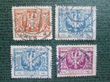 TIMBRE POLONIA LOT STAMPILAT-1924