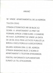 Apartament 3 camere de vanzare in Tulcea foto