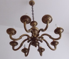 Gigant candelabru, lustre 10kg!!! 8 bec foto