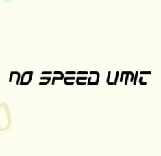 No Speed Limit_Tuning Auto_Cod: CST-024_Dim: 50 cm. x 5 cm. foto